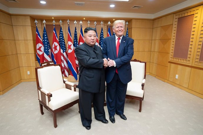 Donald J. Trump i Kim Jong-un a Corea del Nord, 30 de juny del 2019. (Shealah Craighead/Casa Blanca/Contacte)