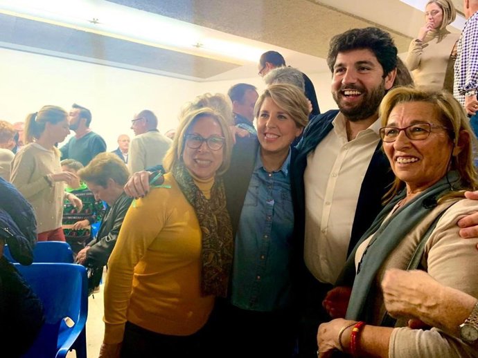 Fernando López Miras en el desayuno navideño llevado a cabo por el PP