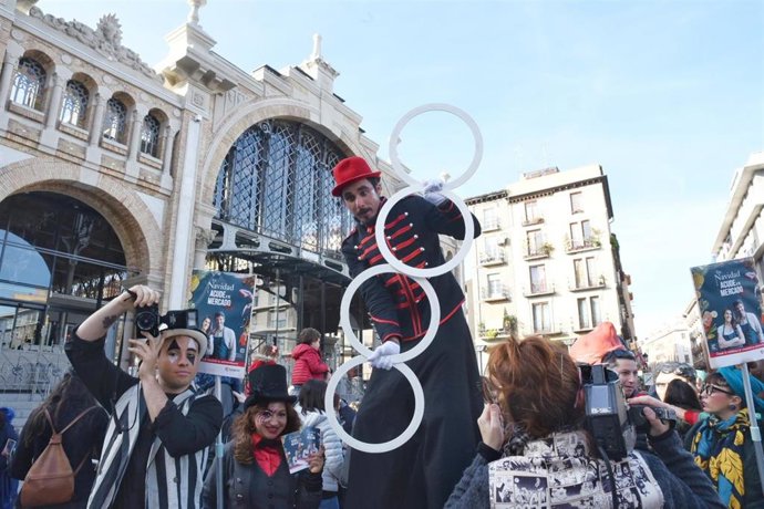 El Ayuntamiento de Zaragoza organiza un amplio programa de actividades para dinamizar el comercio en los mercados.