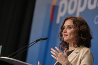 Ayuso defiende que mientras gobierne la Comunidad "el proyecto totalitario de Sánchez no se va a poder culminar"