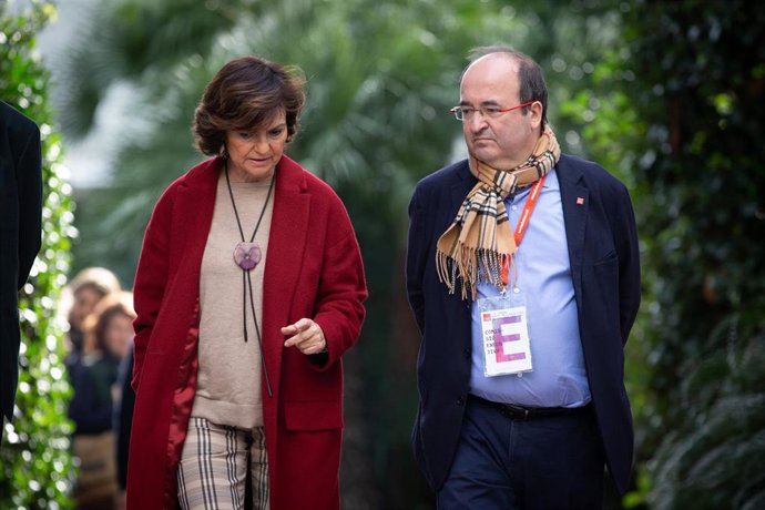 Carmen Calvo y Miquel Iceta