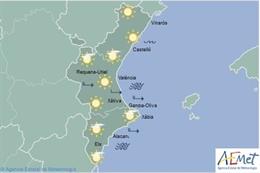 Predicción de Aemet para el domingo 14 de diciembre
