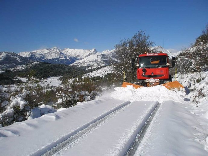 La Diputación de Huesca activa el plan de vialidad invernal.
