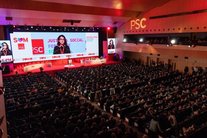 Imatge del 14 Congrés del PSC que se celebra aquest cap de setmana a Barcelona