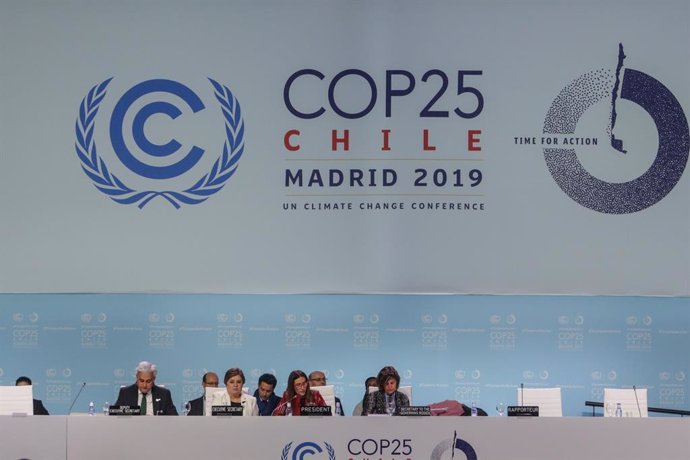 Nova jornada en la Cimera del Clima presidida per la presidenta de la Cimera del Clima, la xilena Carolina Schmidt, Madrid , 15 de desembre del 2019