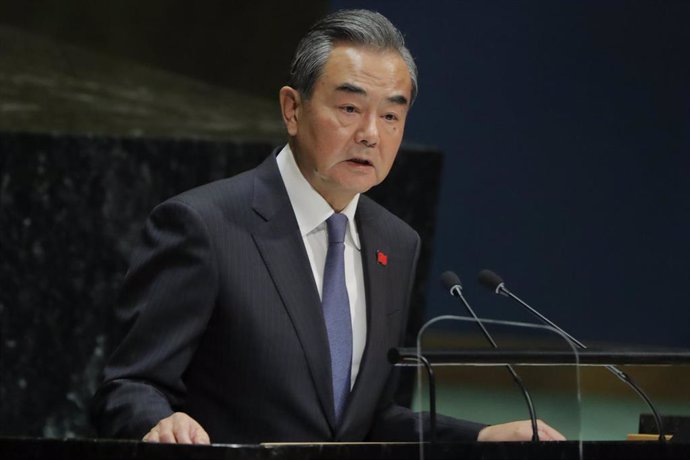 El ministro de Exteriores de China, Wang Yi, ante la Asamblea General de Naciones Unidas