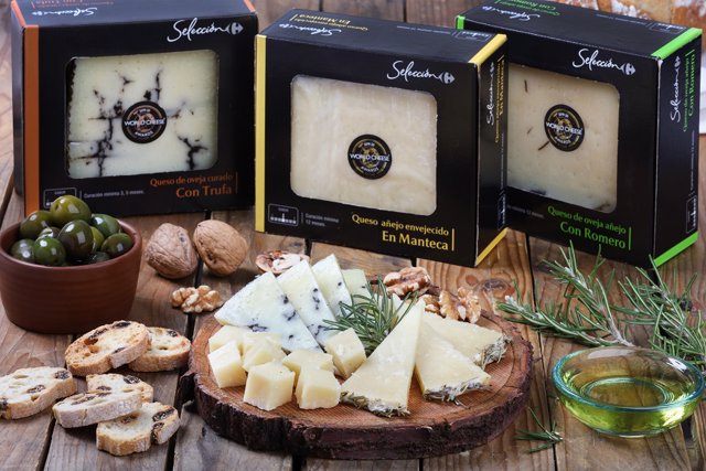 Los tres quesos de Carrefour situados entre los mejores del mundo según los World Cheese Awards