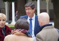 Juan Marín afirma que Sánchez "quiere hacer pagar a Andalucía" sus negociaciones con ERC "con un 155" a sus cuentas