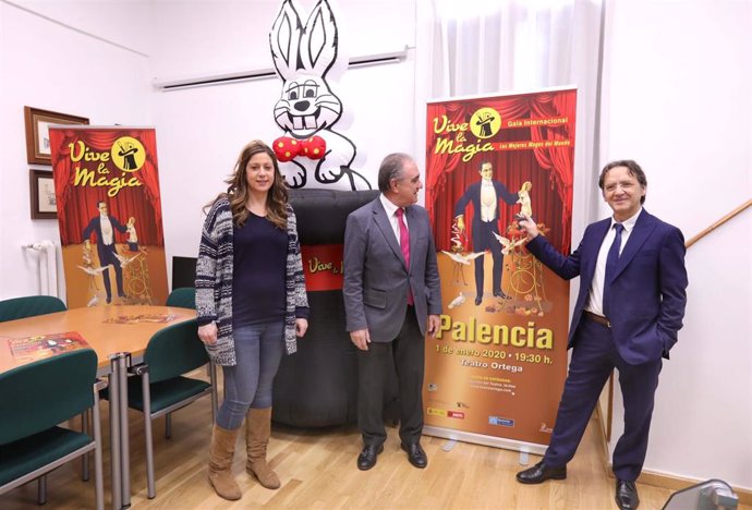 Valbuena (I); Mielgo y Mayoral presentan la VI Gala Internacional de Magia de Palencia