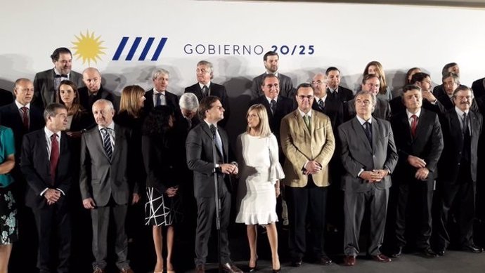 Uruguay.- Lacalle presenta a los miembros de su gabinete: "No va a ser un Gobier
