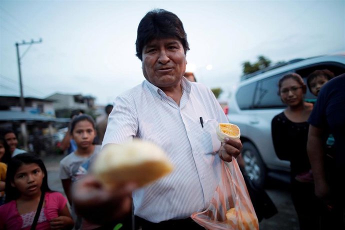 El ex presidente boliviano Evo Morales