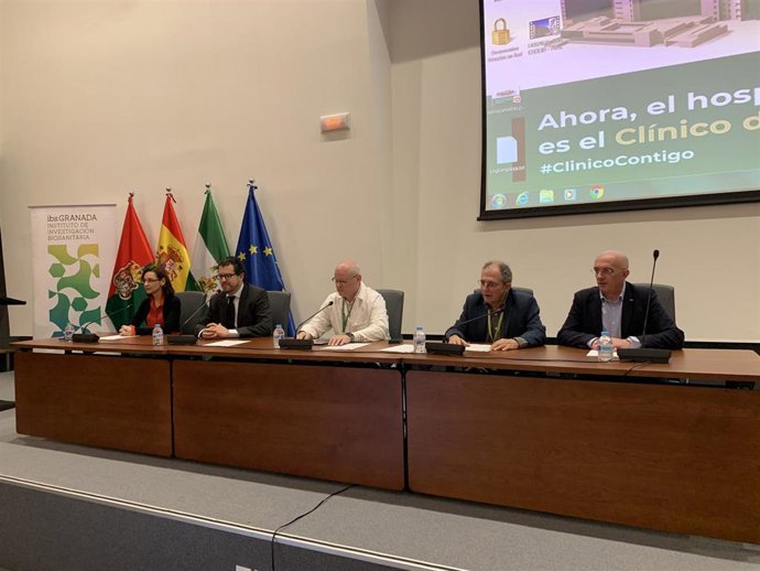 Imagen de la inauguración de la jornada científica del Instituto Investigación Biosanitaria de Granada
