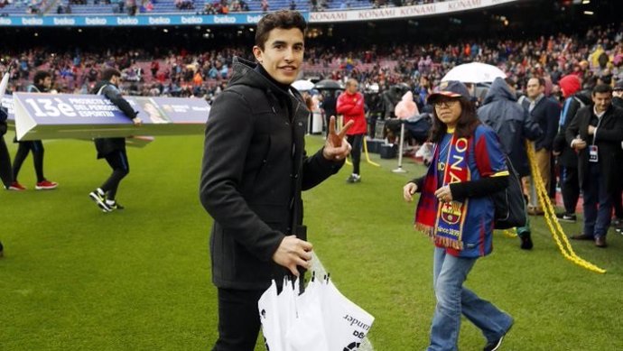 Fútbol.- Marc Márquez hará el saque de honor del Clásico en el Camp Nou