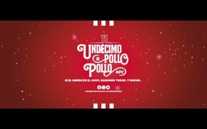 COMUNICADO: KFC invitará a #PolloPollo a toda España si el 'Gordo'coincide con s