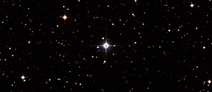 Posición de la estrella HD 149143