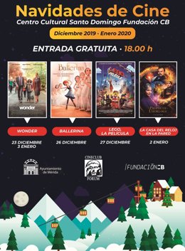 Cartel del ciclo 'Navidades de Cine'.