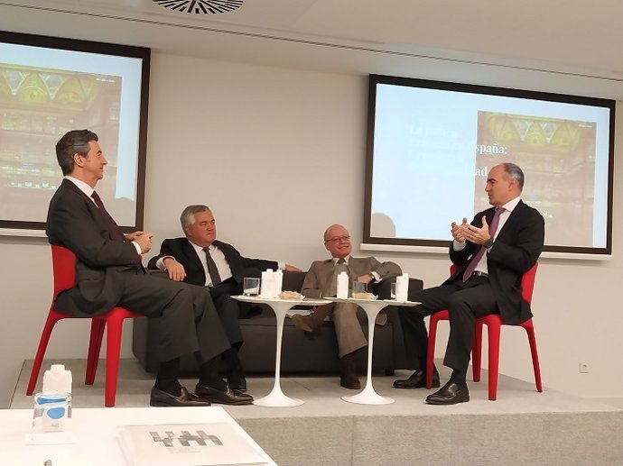 Presentación del libro 'Historia de la banca privada en España: creadores de prosperidad'.