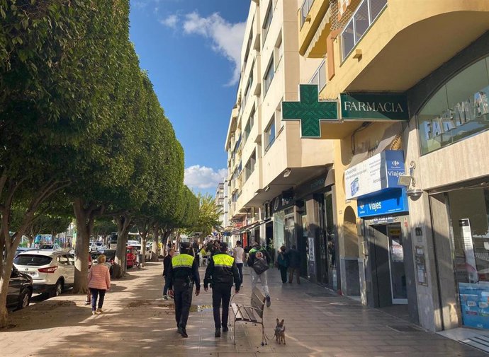 Patrullas a pie de Policía Local de Rincón de la Victoria