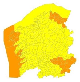 Alerta naranja en el mar este miércoles.