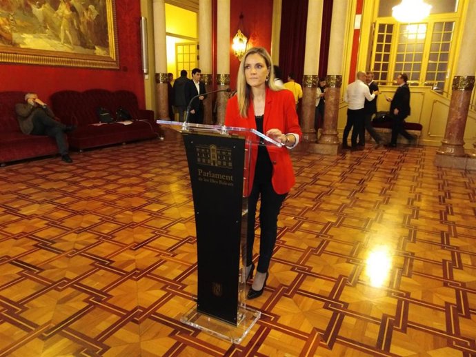 La portavoz adjunta de Cs en el Parlament de Baleares, Patricia Guasp.