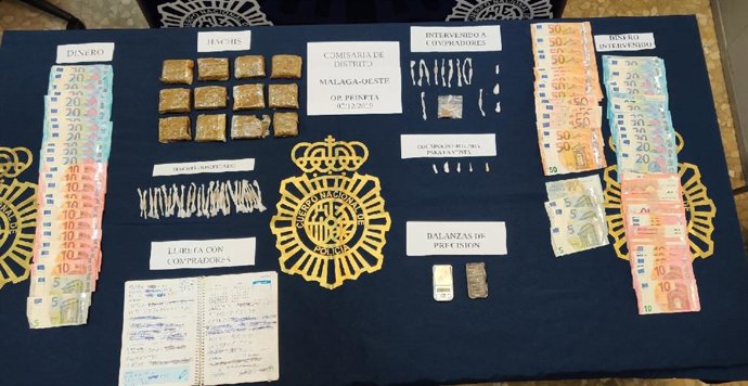 Policía Nacional Nota De Prensa (La Policía Nacional Desmantela En Málaga Dos Puntos De Venta De Droga Donde Menudeaban Bajo El Reclamo De "Porros A Un Euro")