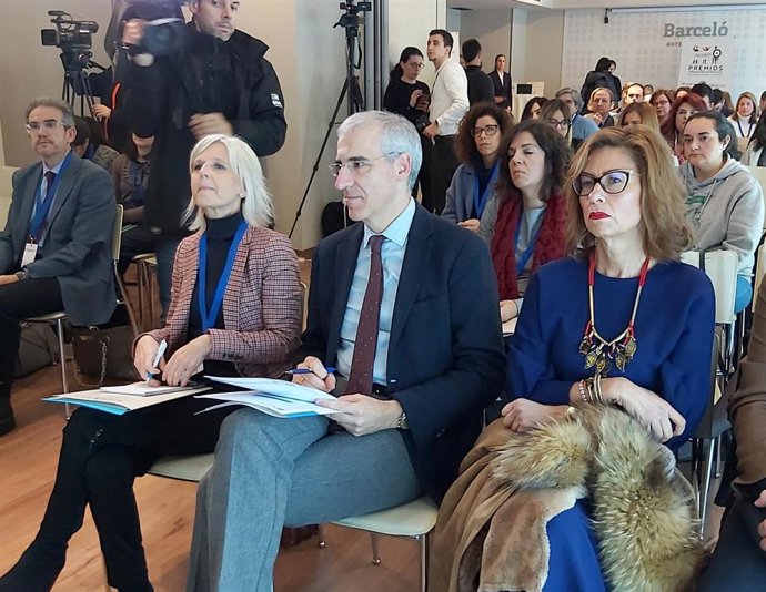 El conselleiro de Economía, Francisco Conde, en Ourense.
