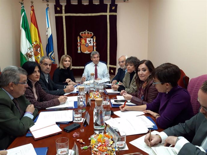 El delegado del Gobierno de España en Andalucía, Lucrecio Fernández, preside la reunión de la Comisión de Asistencia al Delegado del Gobierno.