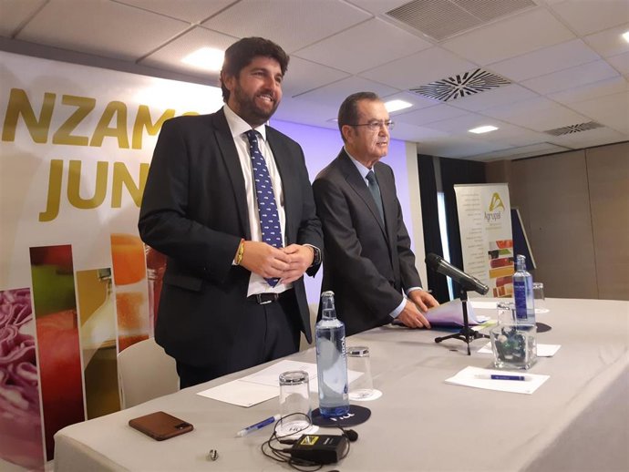 López Miras, en la  clausura la Asamblea General de la Agrupación de Empresas de Alimentación (Agrupal)