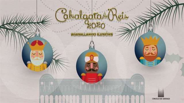 Cartel de la Cabalgata de Reyes de Santiago