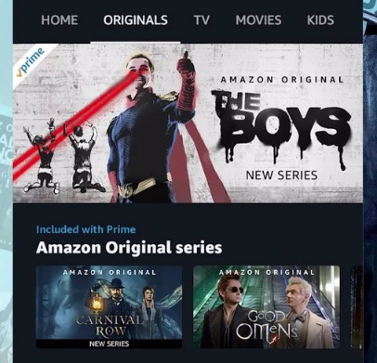 lista de series amazon prime video