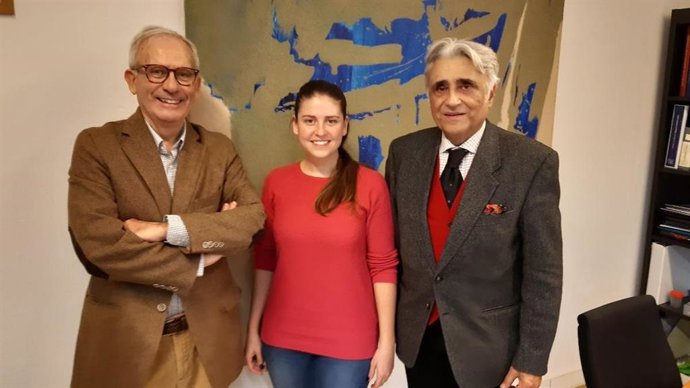 La consellera de Sostenibilidad y Medio Ambiente del Consell de Mallorca, Aurora Ribot,  se ha reunido con el presidente y el vicepresidente del Banco de Alimentos de Mallorca , Raimundo de Montis, y  José Yáñez.
