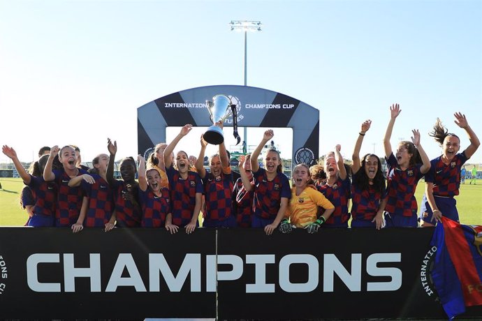 El FC Barcelona gana el Torneo Femenino Juvenil de la International Champions Cup en Florida