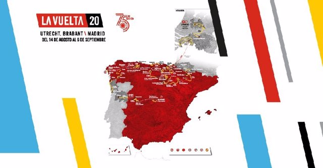 Mapa del recorrido de La Vuelta 2020