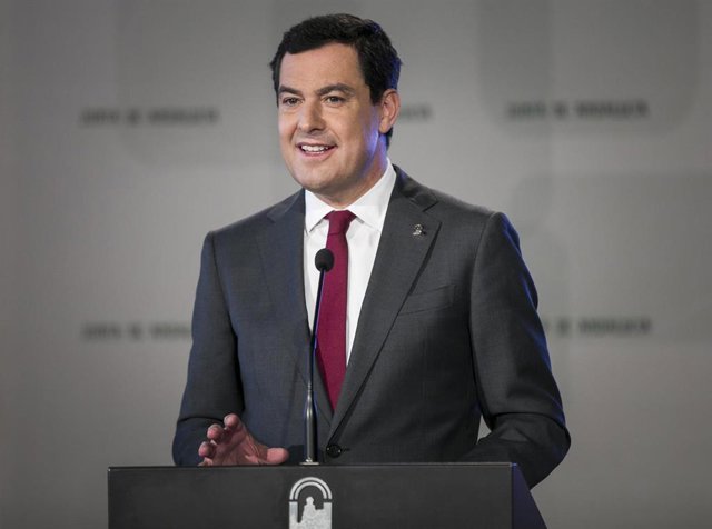 El presidente de la Junta de Andalucía, Juanma Moreno. 