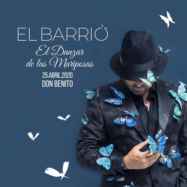 Cartel de la actuación de El Barrio en Don Benito (Badajoz)