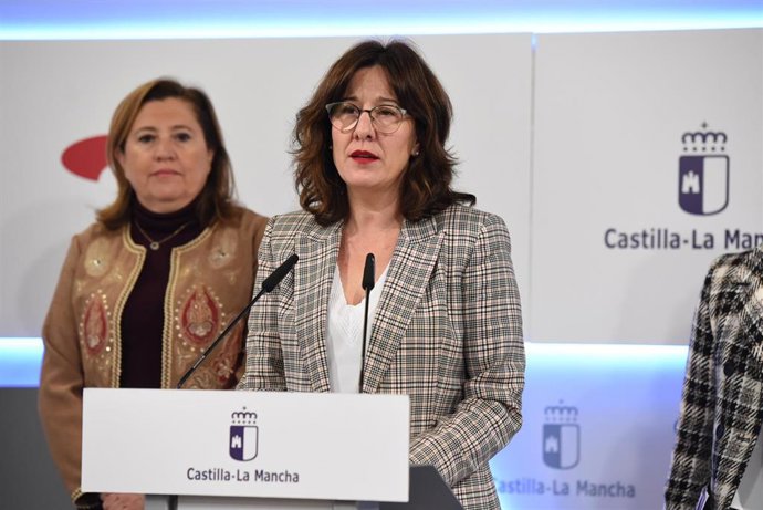 La portavoz del Gobierno de Castilla-La Mancha, Blanca Fernández.