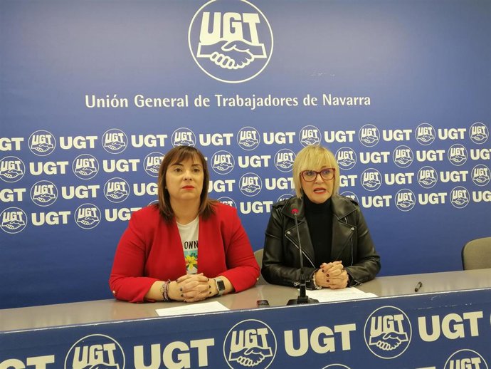 Cristina Antoñanzas y Marisol Vicente, de UGT
