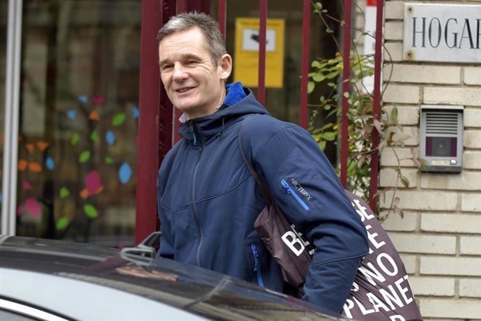 Iñaki Urdangarin asiste al centro 'Hogar Don Orione'