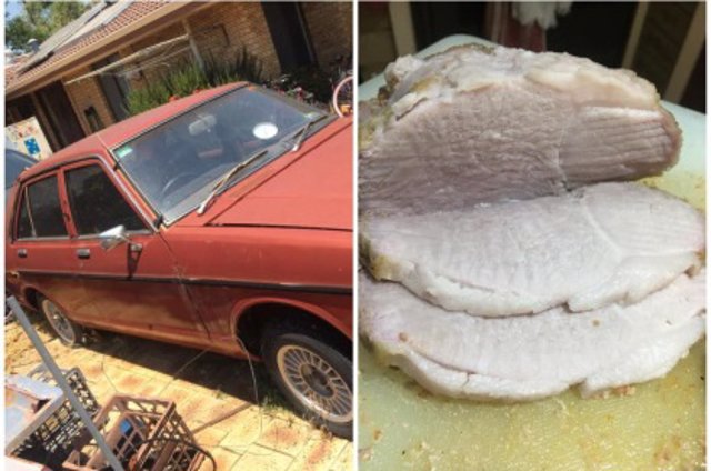 Mientras tanto en Australia hace tanto calor que un hombre ha conseguido asar 1,5 kilos de carne de cerdo en su coche