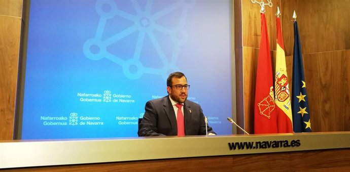 El vicepresidente primero del Gobierno foral, Javier Remírez.