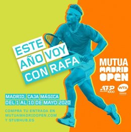Tenis.- El Mutua Madrid Open estrena imagen y se alía con StubHub para la venta 