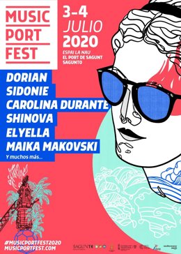 Cartel del Music Port Fest de Sagunt de 2020