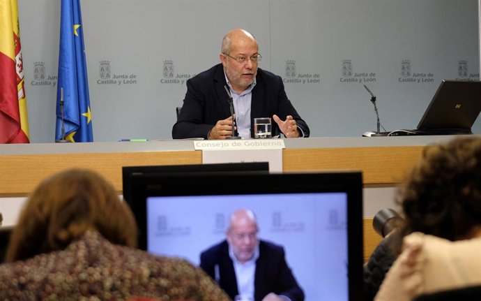 Igea en una foto de archivo de una rueda de prensa del Consejo de Gobierno.