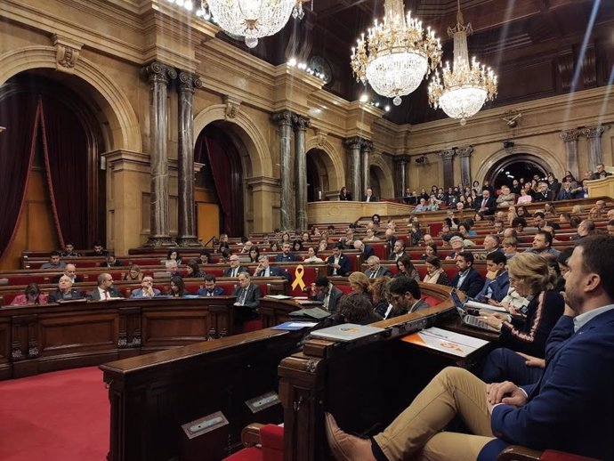 Ple del Parlament de Catalunya del 18 de desembre del 2019.