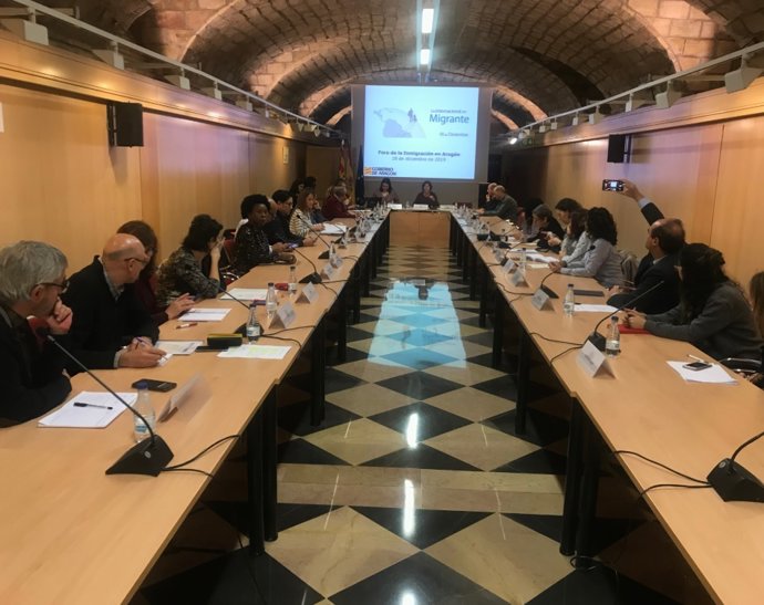 Primera reunión del Foro de Inmigración de Aragón