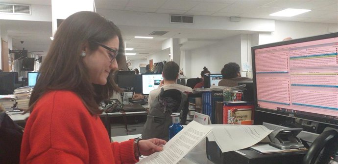 Sofía Olmos, redactora de Europa Press, premiada con el premio de 'Protección de Datos 2019' en la categoría de Comunicación