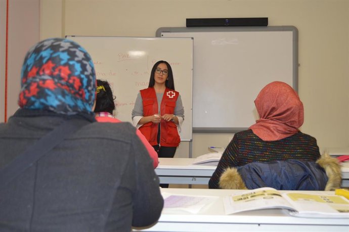 Inmigrantes atendidas por Cruz Roja de Córdoba.