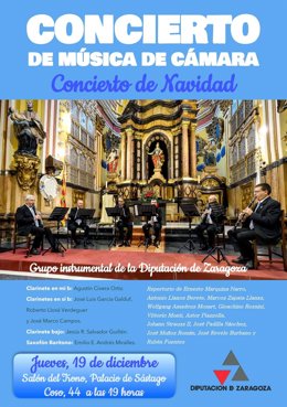 Ndp. El Grupo Instrumental De La Dpz Ofrece Esta Semana Dos Conciertos En Zaragoza Con Motivo De La Navidad