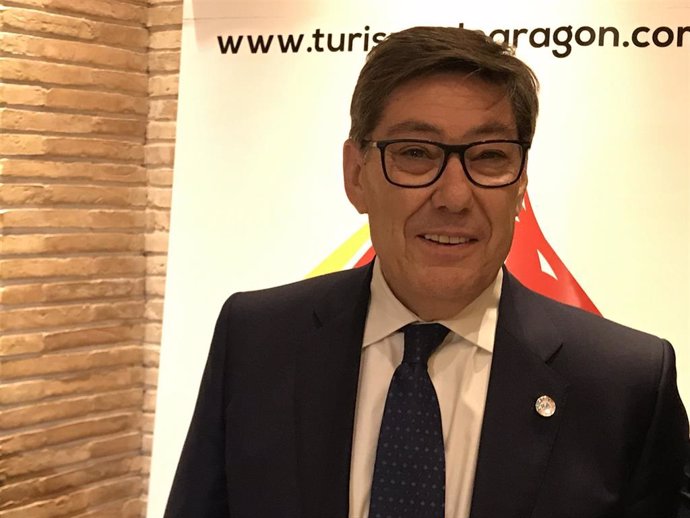 El vicepresidente y consejero de Industria del Gobierno de Aragón, Arturo Aliaga.