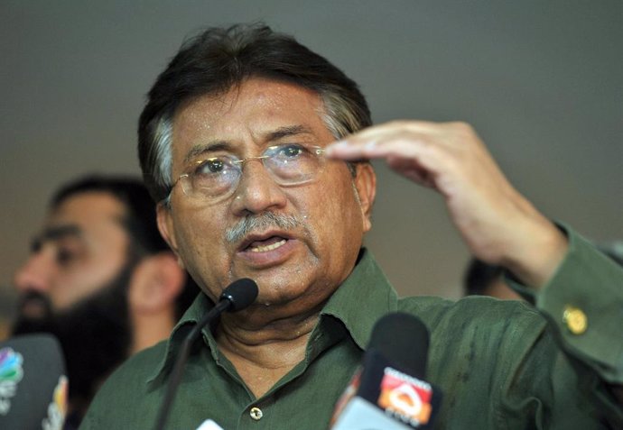 El expresidente de Pakistán Pervez Musharraf.